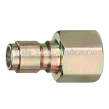 Quick connector,coupling plug-G1/4F, zinc plated steel